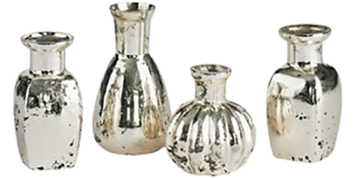 Minivase silber